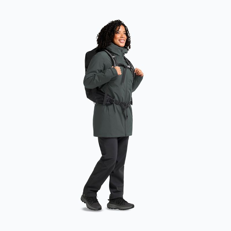 Kurtka przeciwdeszczowa damska Jack Wolfskin Heidelstein Ins slate green 2