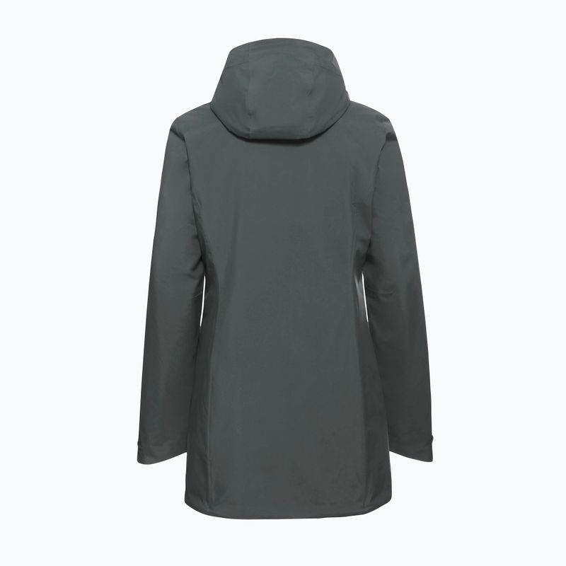 Kurtka przeciwdeszczowa damska Jack Wolfskin Heidelstein Ins slate green 8