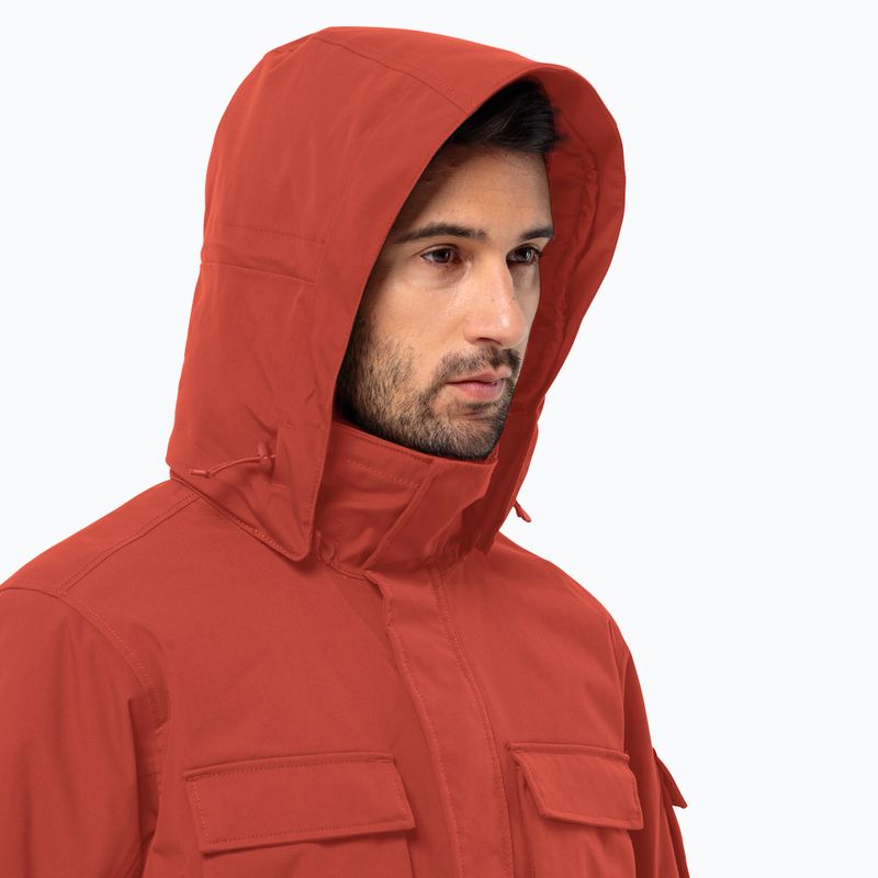 Kurtka męska Jack Wolfskin Glacier Canyon Parka intense rust 3