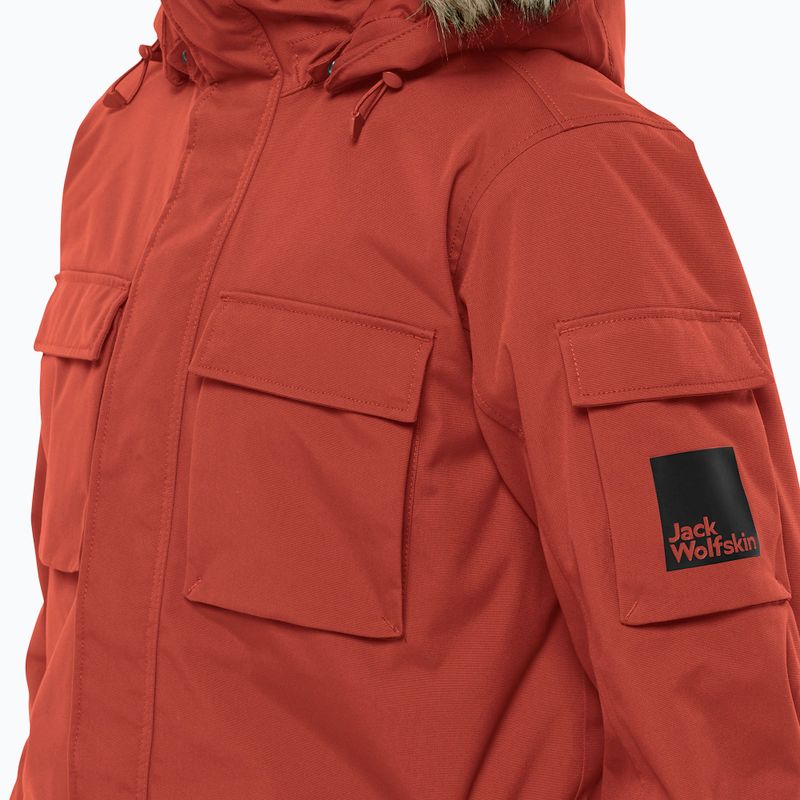 Kurtka męska Jack Wolfskin Glacier Canyon Parka intense rust 5