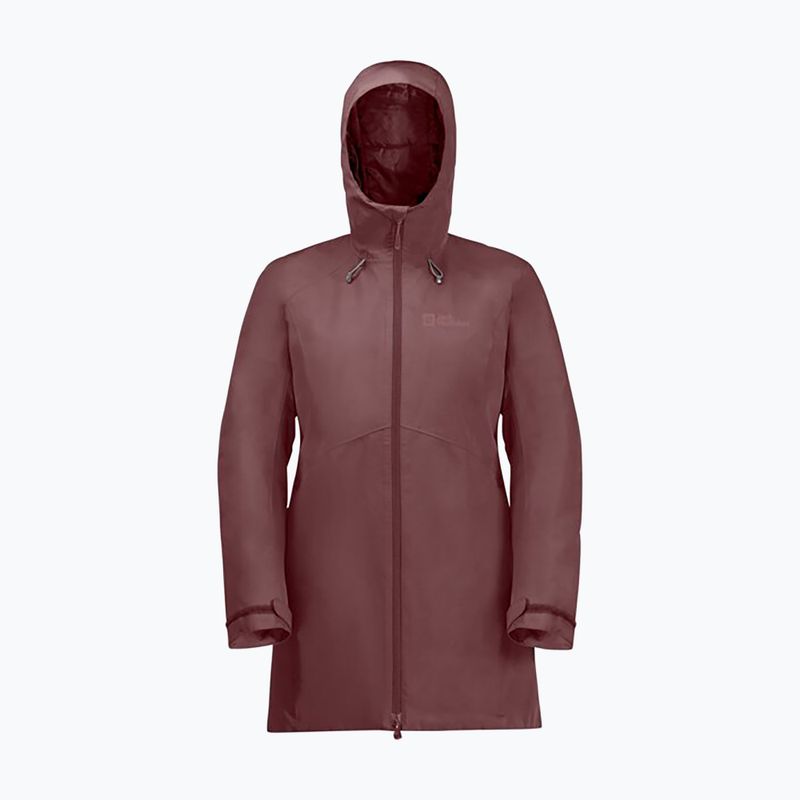 Kurtka zimowa damska Jack Wolfskin Heidelstein Ins red ochre 2