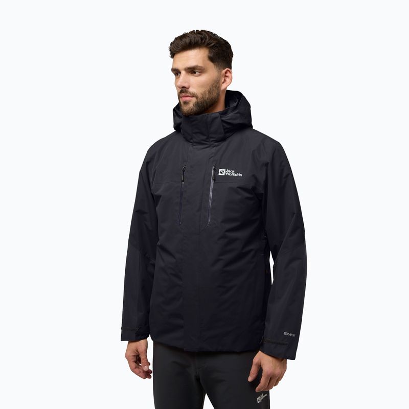Kurtka 3w1 męska Jack Wolfskin Jasper 3In1 black