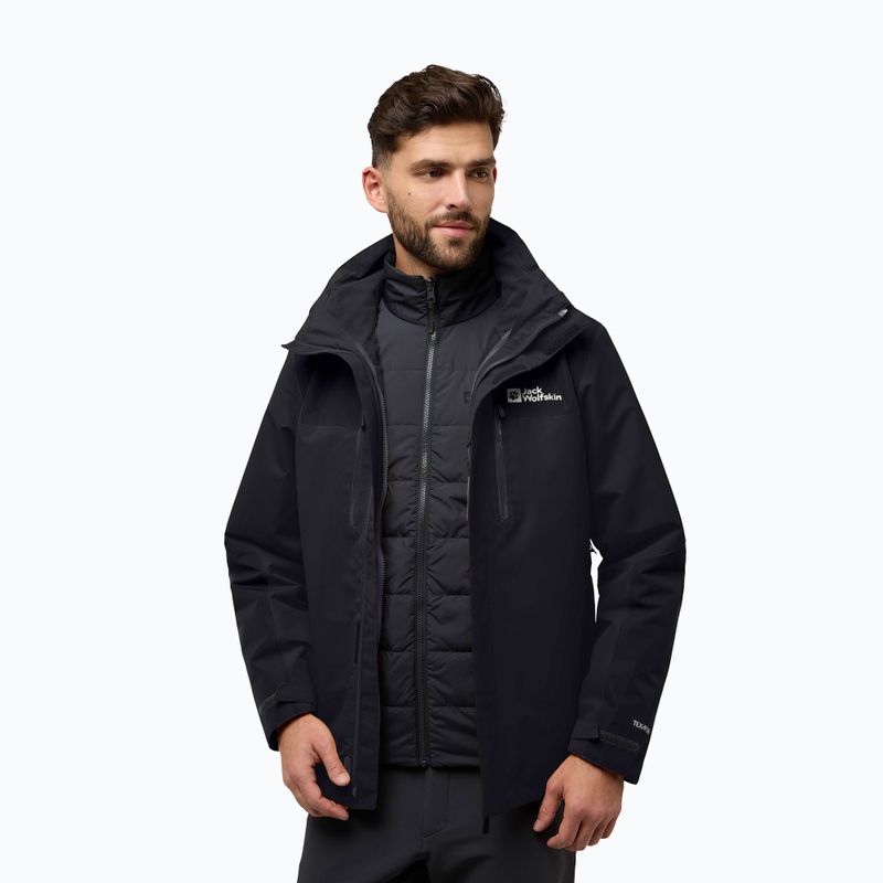 Kurtka 3w1 męska Jack Wolfskin Jasper 3In1 black 3