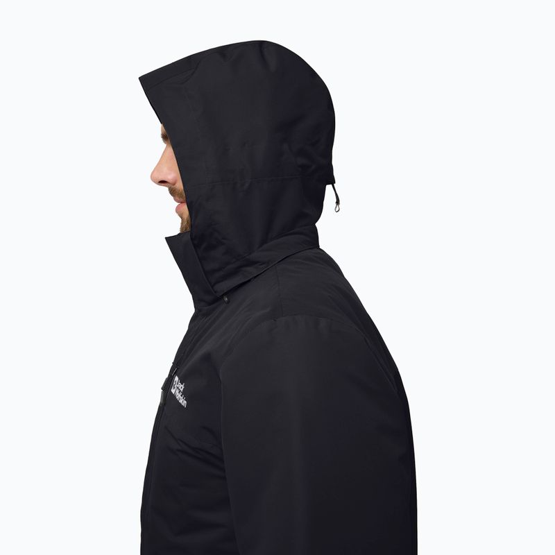 Kurtka 3w1 męska Jack Wolfskin Jasper 3In1 black 6