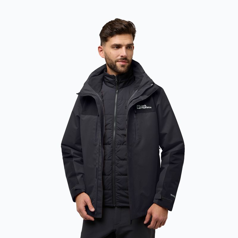 Kurtka 3w1 męska Jack Wolfskin Jasper 3In1 phantom 3