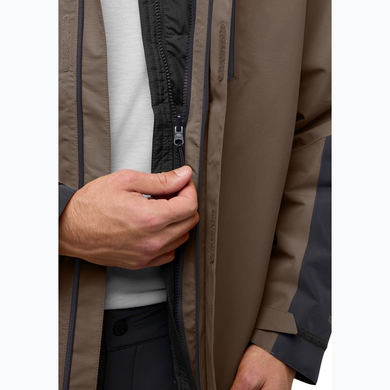 Kurtka 3w1 męska Jack Wolfskin Jasper 3In1 cold coffee 16