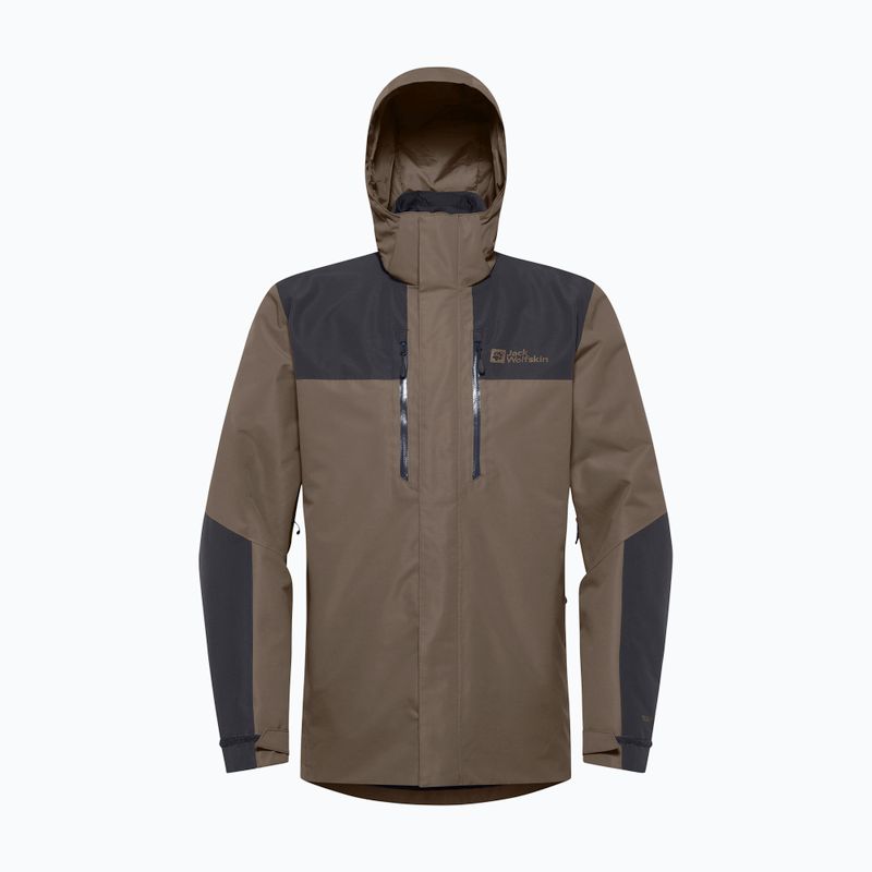 Kurtka 3w1 męska Jack Wolfskin Jasper 3In1 cold coffee 18