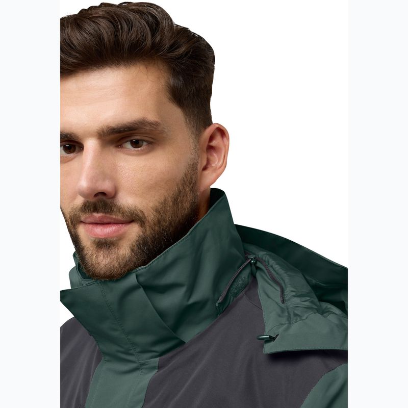 Kurtka 3w1 męska Jack Wolfskin Jasper 3In1 black olive 6
