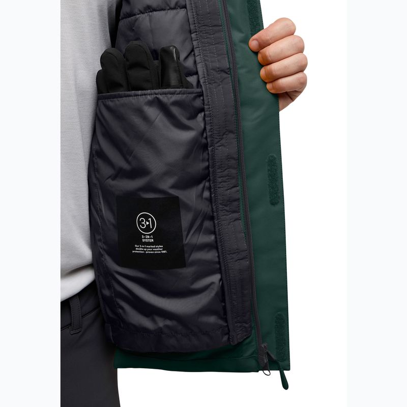Kurtka 3w1 męska Jack Wolfskin Jasper 3In1 black olive 14