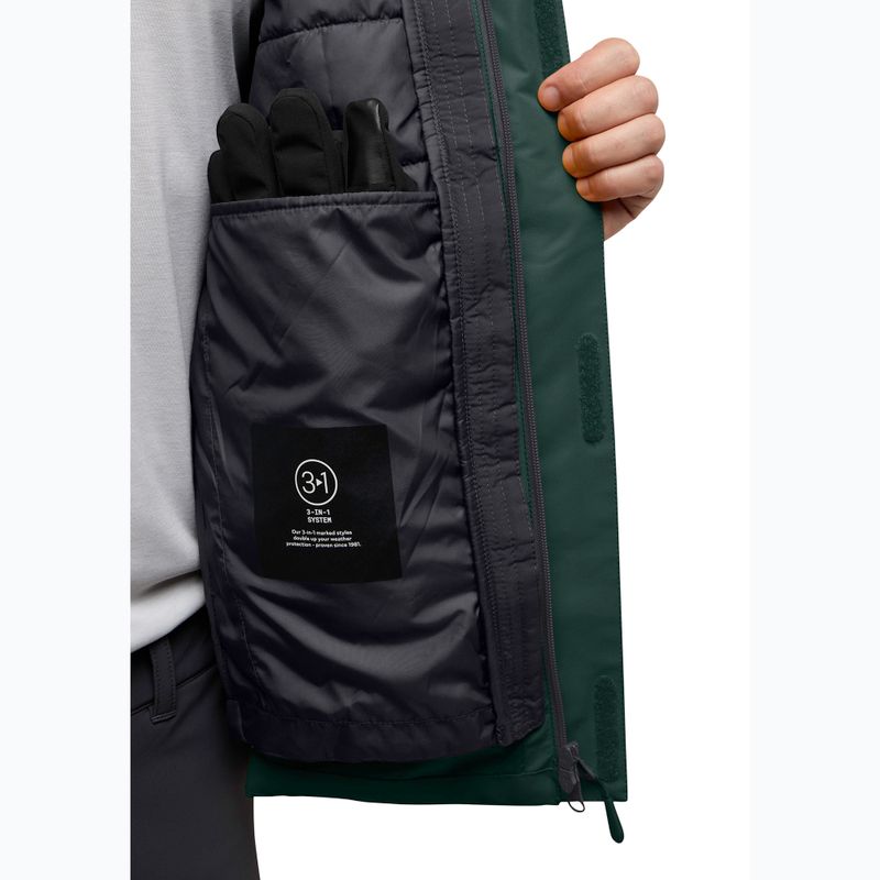 Kurtka 3w1 męska Jack Wolfskin Jasper 3In1 black olive 15