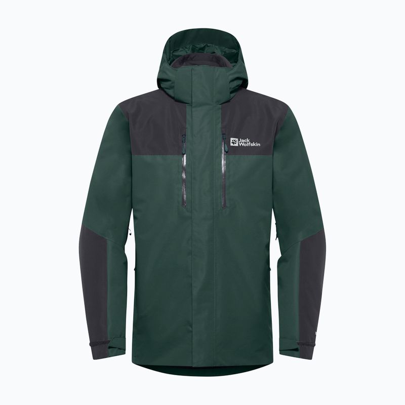 Kurtka 3w1 męska Jack Wolfskin Jasper 3In1 black olive 17