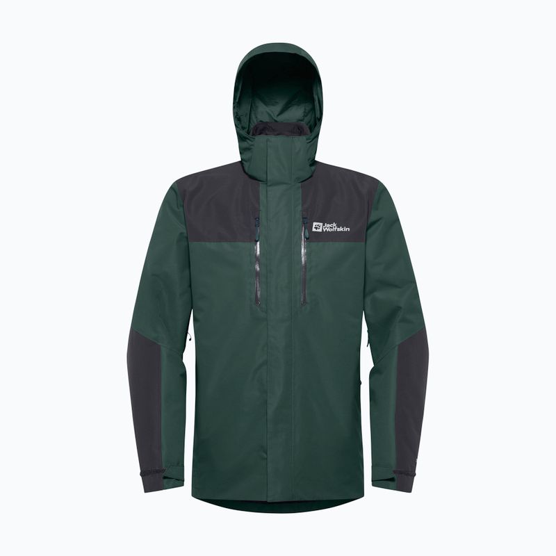 Kurtka 3w1 męska Jack Wolfskin Jasper 3In1 black olive 18