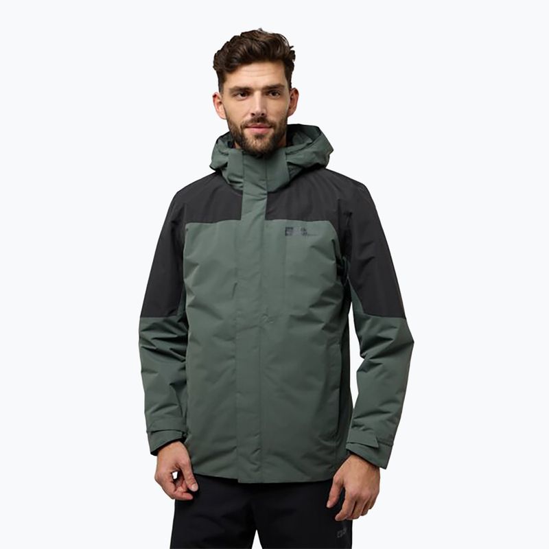 Kurtka 3w1 męska Jack Wolfskin Romberg 3In1 slate green