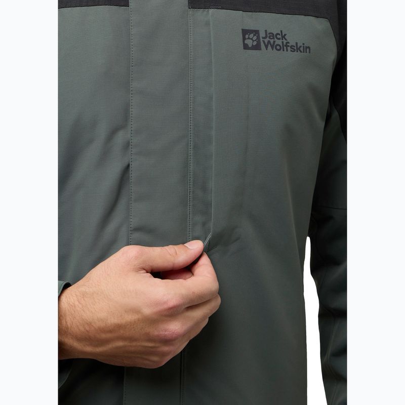 Kurtka 3w1 męska Jack Wolfskin Romberg 3In1 slate green 8
