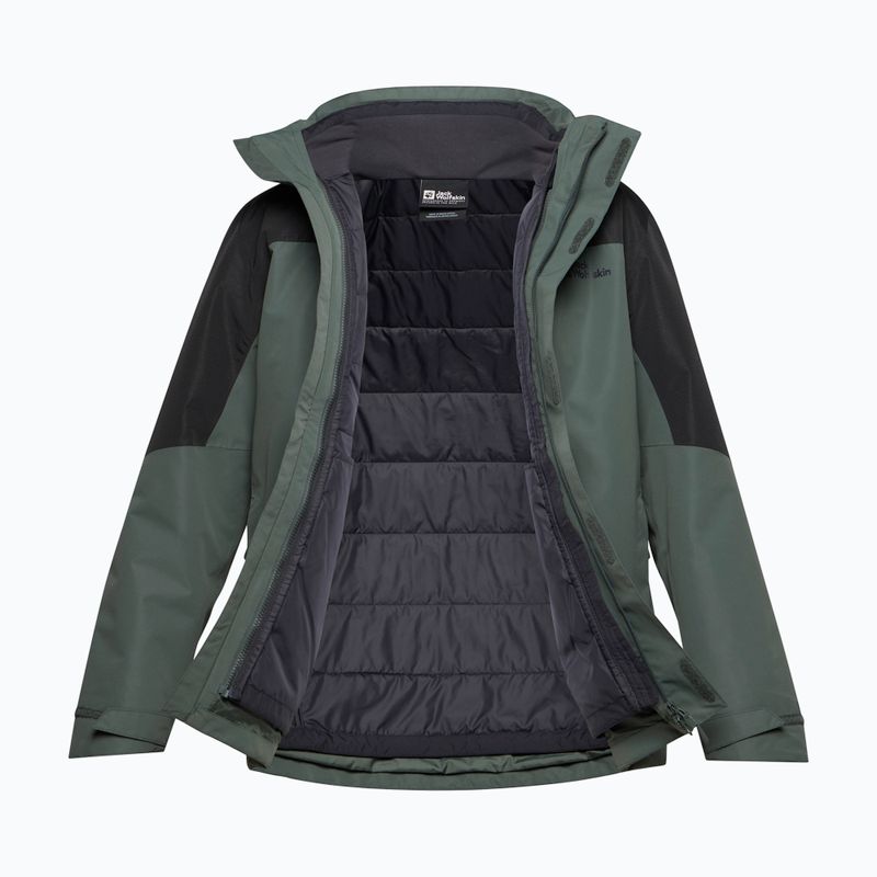 Kurtka 3w1 męska Jack Wolfskin Romberg 3In1 slate green 20