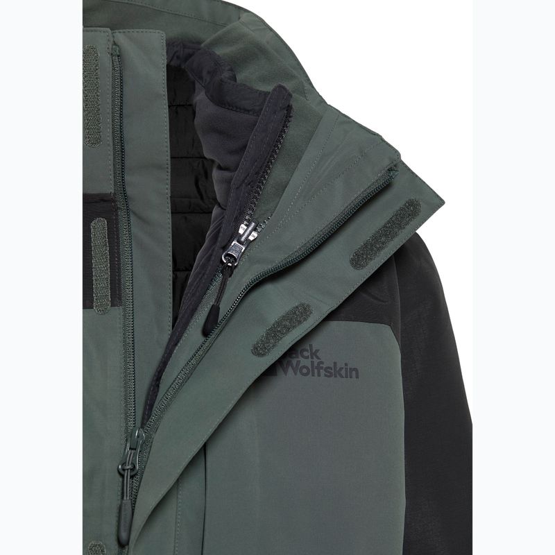 Kurtka 3w1 męska Jack Wolfskin Romberg 3In1 slate green 22