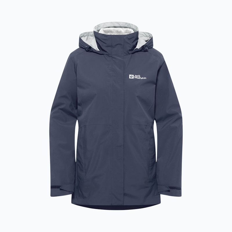 Kurtka 3w1 damska Jack Wolfskin Rotwand 3In1 graphite 11