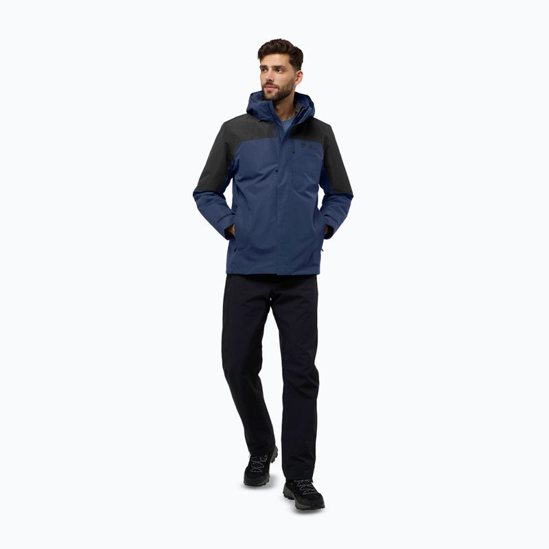 Kurtka 3w1 męska Jack Wolfskin Romberg 3In1 midnight sky 2