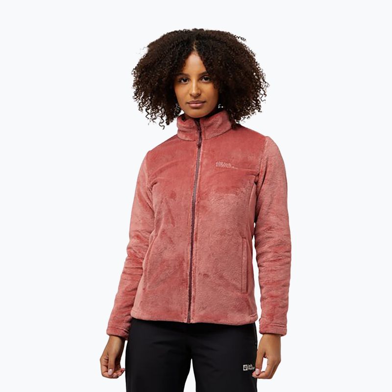 Kurtka 3w1 damska Jack Wolfskin Rotwand 3In1 red ochre 4