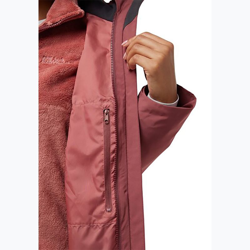 Kurtka 3w1 damska Jack Wolfskin Rotwand 3In1 red ochre 8