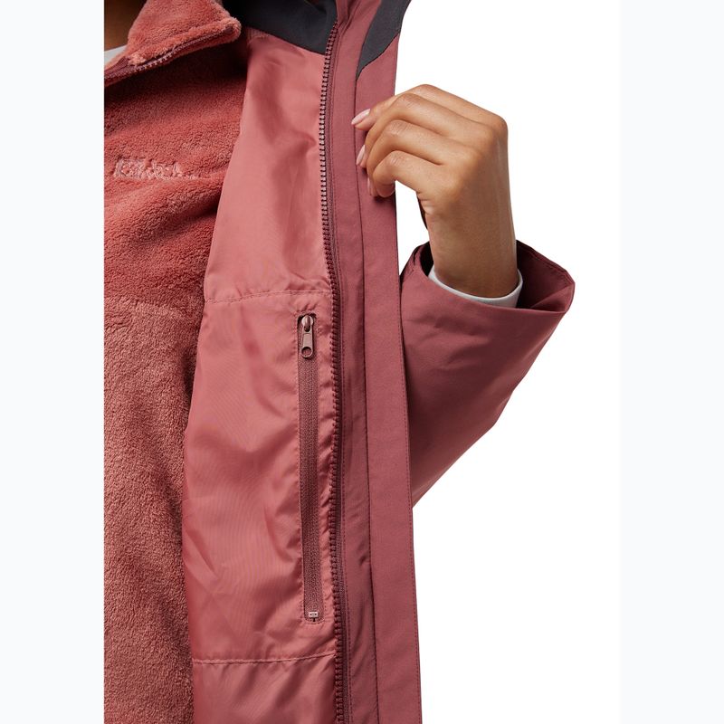 Kurtka 3w1 damska Jack Wolfskin Rotwand 3In1 red ochre 11