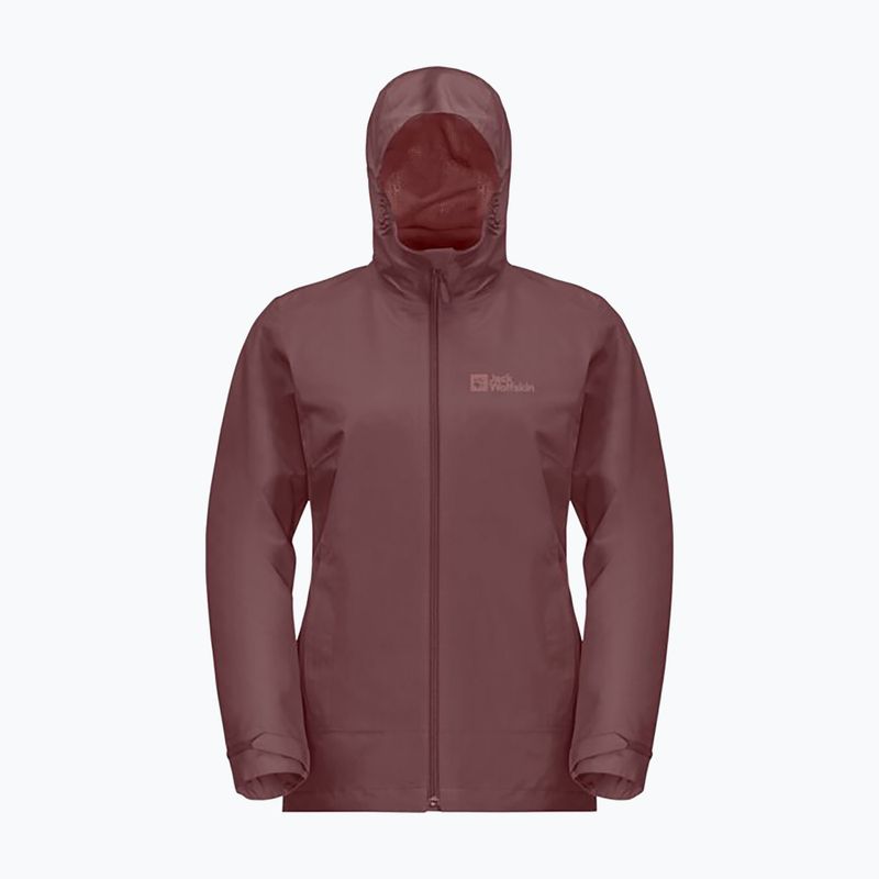 Kurtka 3w1 damska Jack Wolfskin Moonrise 3In1 red ochre 2