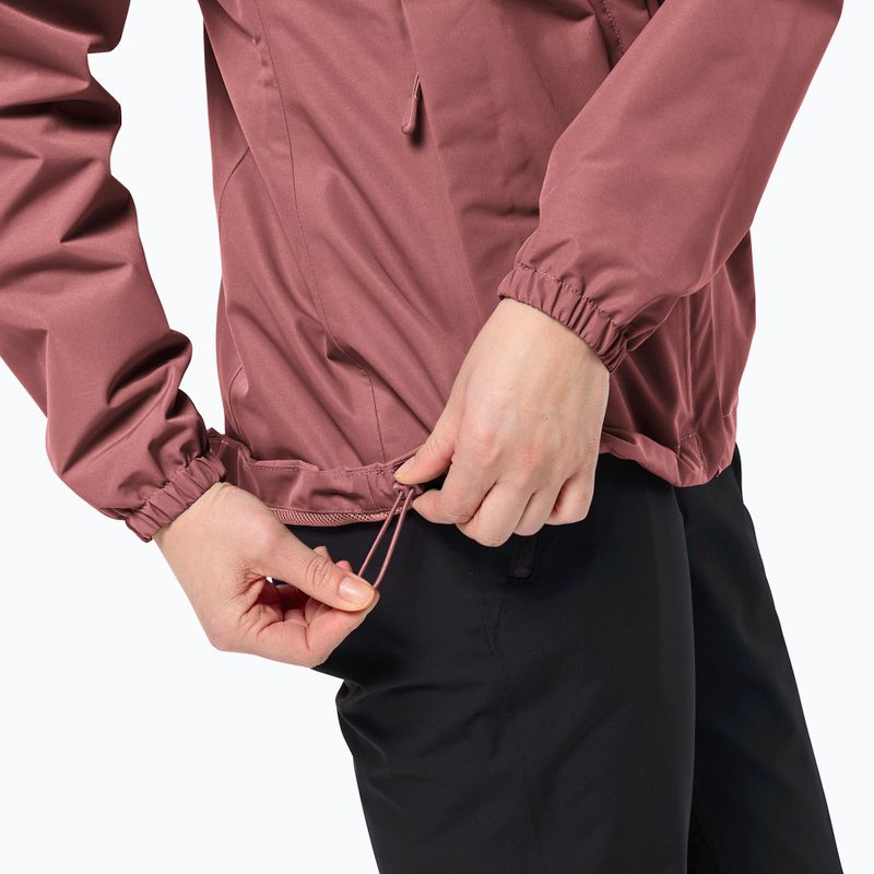 Kurtka przeciwdeszczowa damska Jack Wolfskin Stormy Point 2L red ochre 6