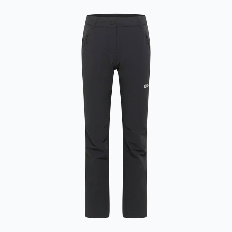 Spodnie softshell damskie Jack Wolfskin Activate Thermic black 6