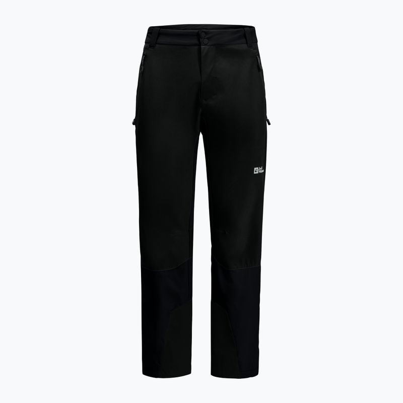 Spodnie softshell męskie Jack Wolfskin Alpspitze Tour black 6
