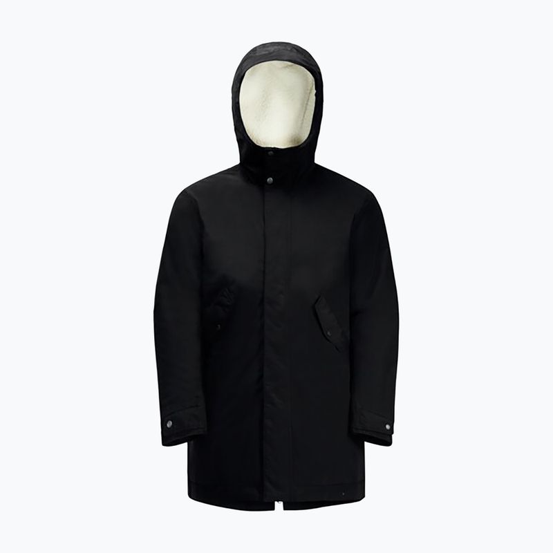 Kurtka zimowa damska Jack Wolfskin Talforst Parka black 2