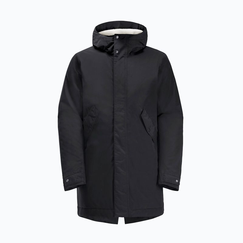 Kurtka zimowa damska Jack Wolfskin Talforst Parka black 7