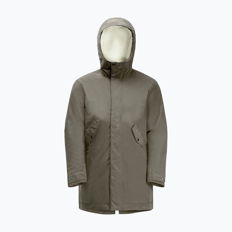 Kurtka zimowa damska Jack Wolfskin Talforst Parka anis 2