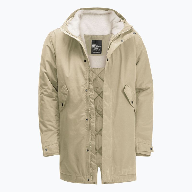 Kurtka zimowa damska Jack Wolfskin Talforst Parka anis 8