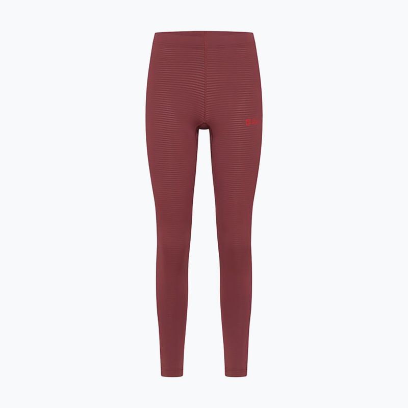 Spodnie termoaktywne damskie Jack Wolfskin Infinite Warm red ochre 4