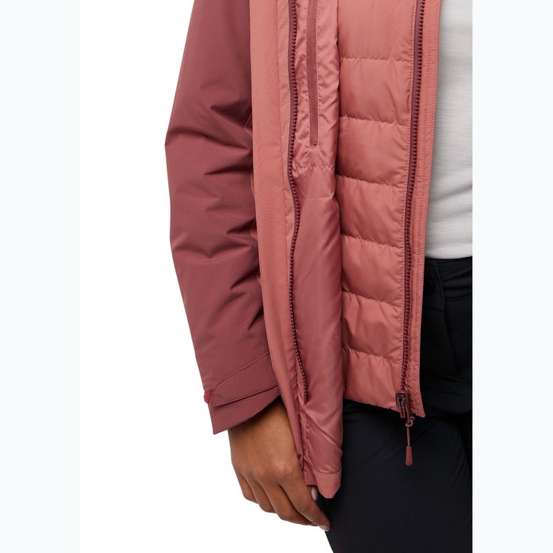 Kurtka 3w1 damska Jack Wolfskin Hunberg mineral red 12