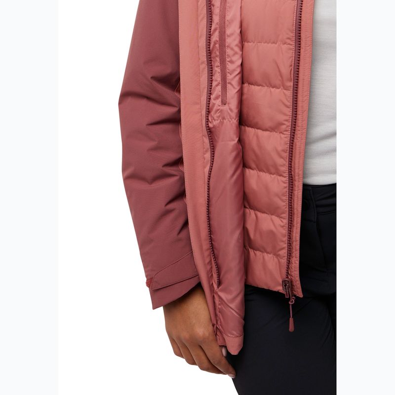 Kurtka 3w1 damska Jack Wolfskin Hunberg mineral red 14