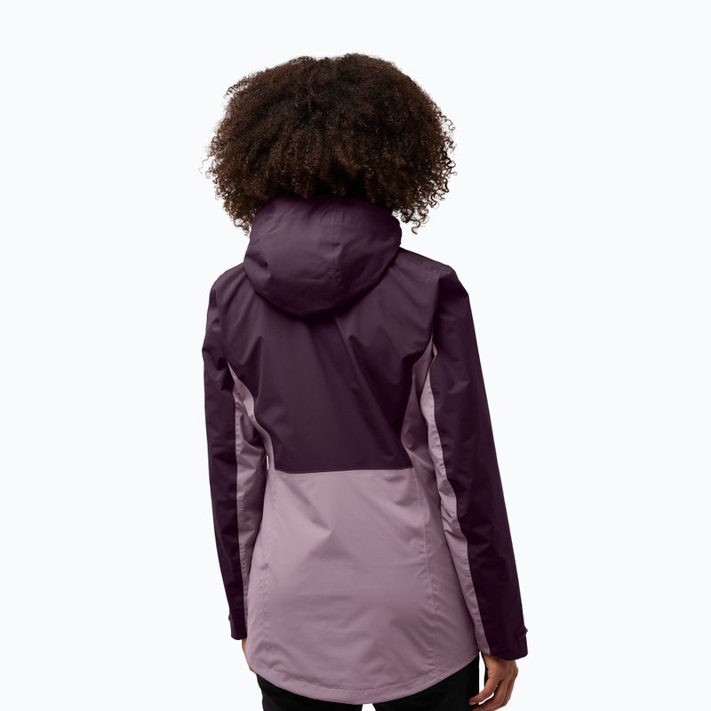 Kurtka 3w1 damska Jack Wolfskin Hunberg wild blossom 2