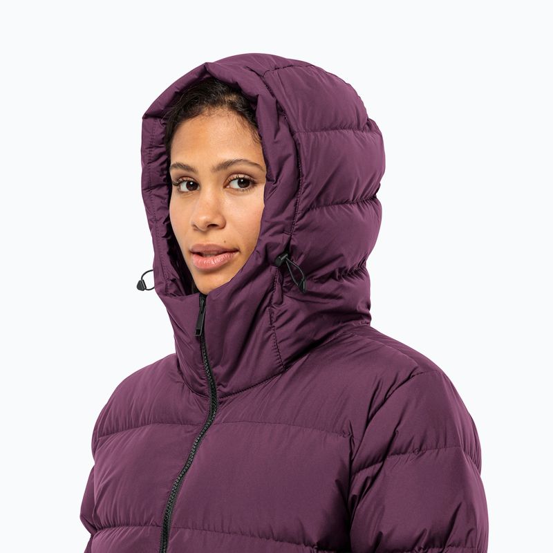 Płaszcz puchowy damski Jack Wolfskin Frozen Palace berry jam 3