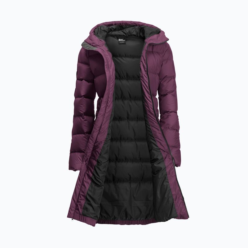 Płaszcz puchowy damski Jack Wolfskin Frozen Palace berry jam 8