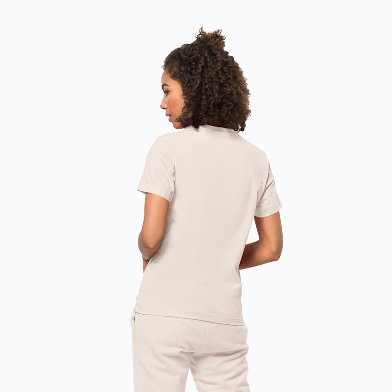 Koszulka damska Jack Wolfskin Essential panna cotta 2