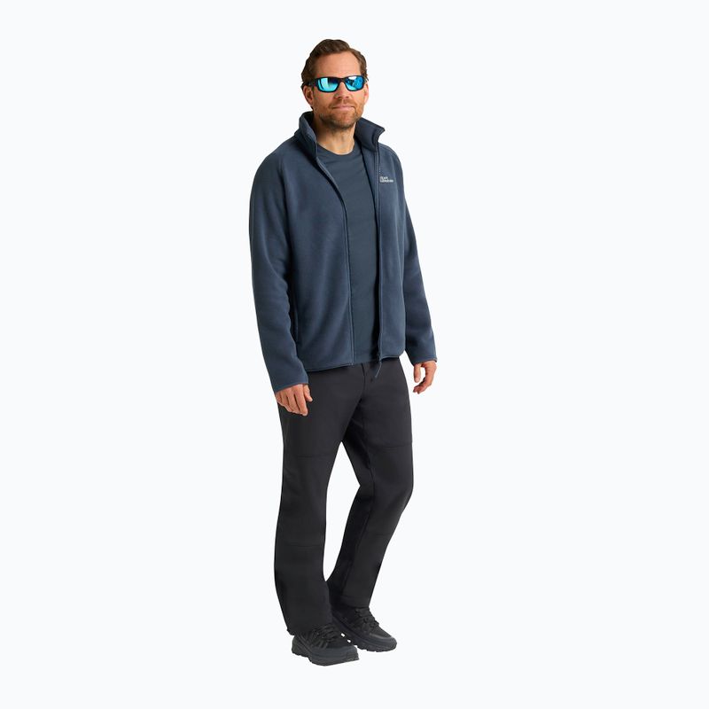 Longsleeve termoaktywny męski Jack Wolfskin Sky Thermal midnight sky 2