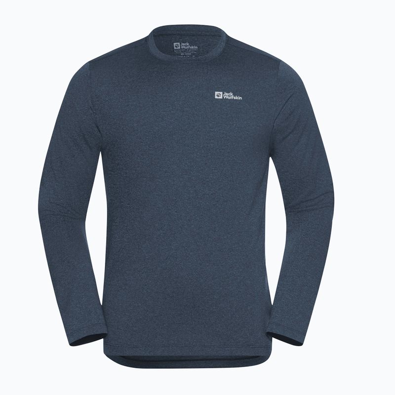 Longsleeve termoaktywny męski Jack Wolfskin Sky Thermal midnight sky 5
