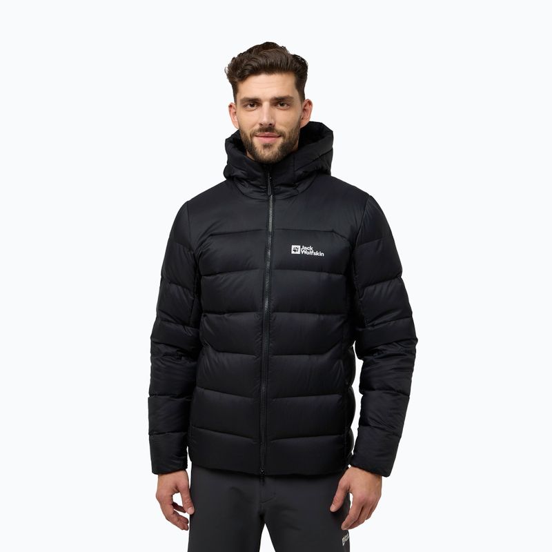 Kurtka puchowa męska Jack Wolfskin Nebelhorn Down Hoody black