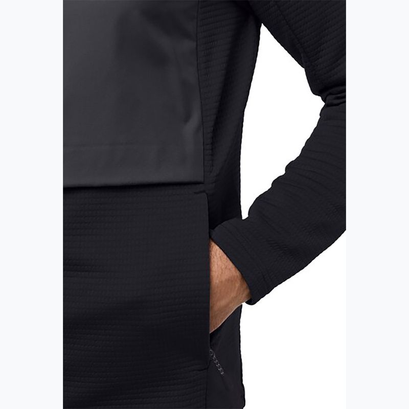 Bluza polarowa męska Jack Wolfskin Dormer black 3