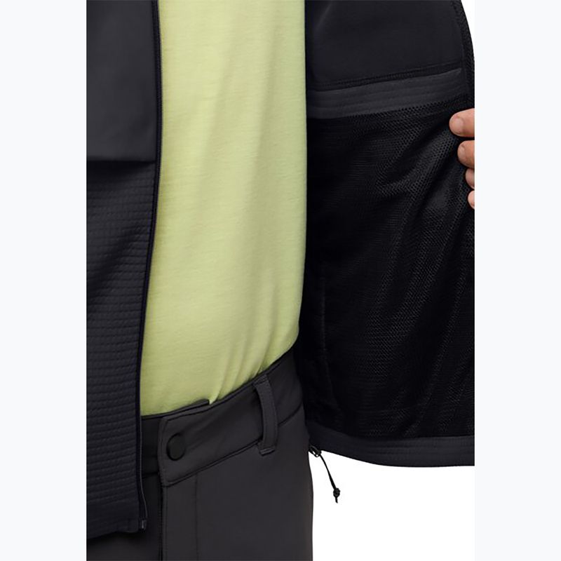 Bluza polarowa męska Jack Wolfskin Dormer black 4
