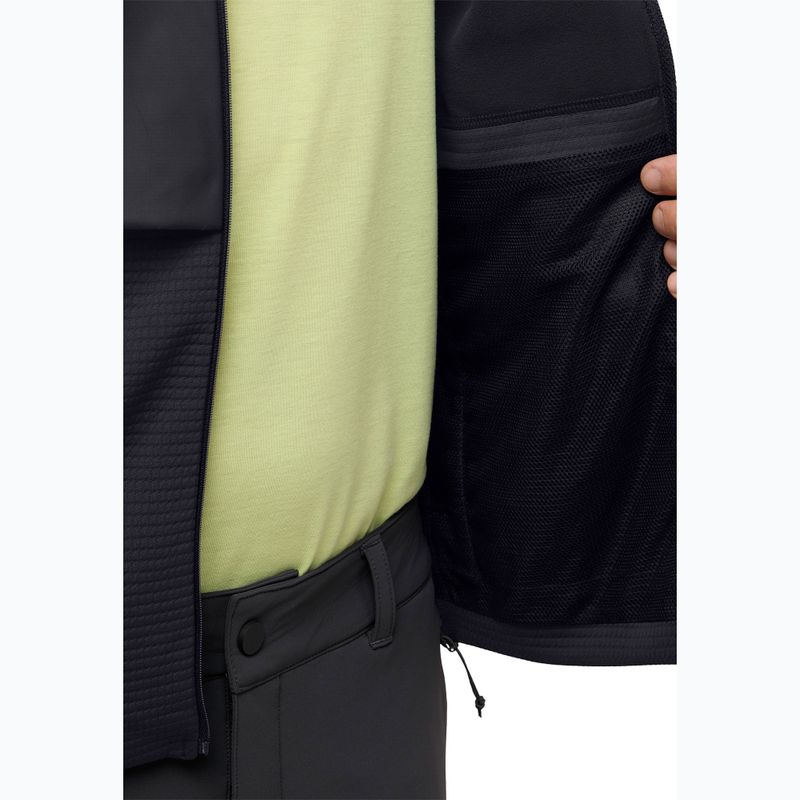 Bluza polarowa męska Jack Wolfskin Dormer black 4
