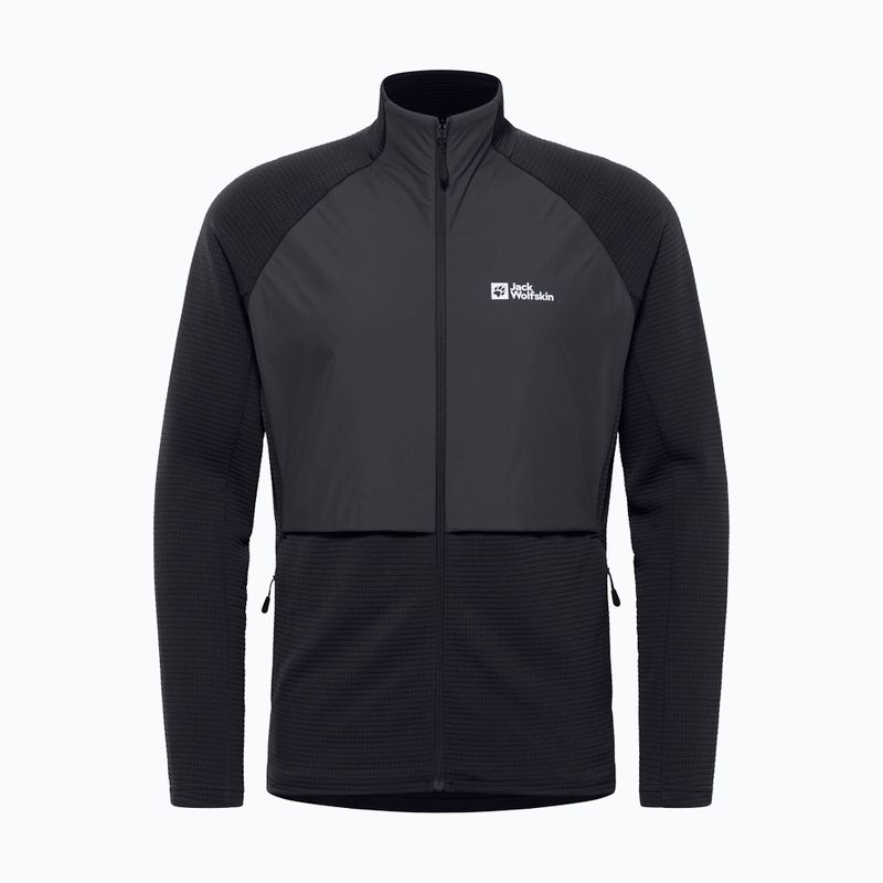 Bluza polarowa męska Jack Wolfskin Dormer black 5