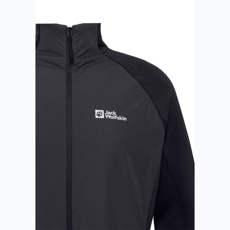 Bluza polarowa męska Jack Wolfskin Dormer black 7