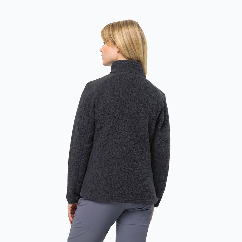 Bluza polarowa damska Jack Wolfskin Kammweg Pile Fz phantom 2