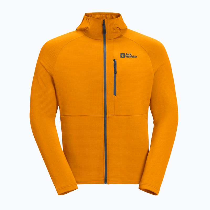 Bluza polarowa męska Jack Wolfskin Kolbenberg Hooded Fz safflower 6